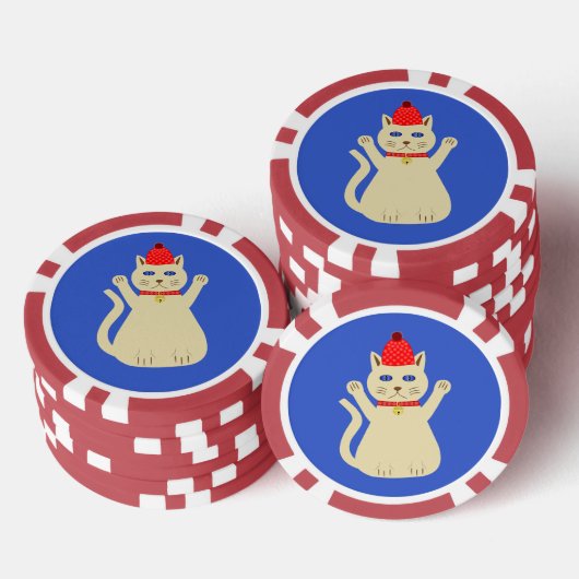 Cute Kerstmis Poker Chips (Opstapeling)