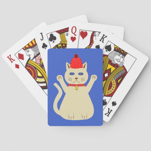Cute Kerstmis Pokerkaarten (Achterkant)