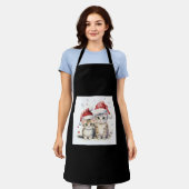 Cute Kerstmis Schort (Gedragen)