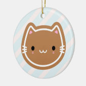 Cute kerstontbijtkoek keramisch ornament (Links)