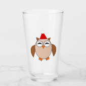 Cute Kerstoowl Glas (Voorkant)