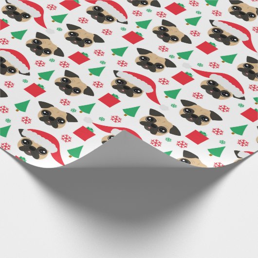 Cute Kerstpasta Cadeaupapier (Hoek)