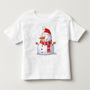 Cute Kerstsnowman Kinder Shirts