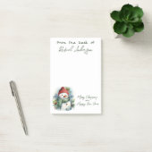 Cute Kerstsnowman Post-it® Notes (Kantoor)