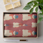 Cute Kerstsnowman Tissuepapier (Geschenk)