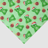 Cute KerstTeddy Bears Tissuepapier (Detail)