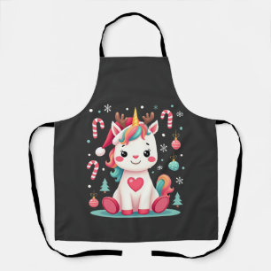 Cute Kersttrui Meisjes Vrouwen Kerstmis Eenhoorn H Schort