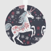 Cute Kerstunicorn Ornament (achterkant)