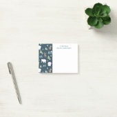 Cute Kerstwinter Animals Rustin Pattern Post-it® Notes (Kantoor)