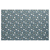 Cute Kerstwinter Animals Rustin Pattern Stof (Yard (91,4 cm))