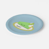 Cute Key Limoen Pie Papieren Bordje (Gekanteld)