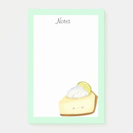 Cute Key Limoen Pie Post-it® Notes (Voorkant)