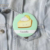 Cute Key Limoen Pie Ronde Button 4,0 Cm (In situ)