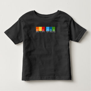 Cute Kia Ora & Ka Kite NZ T-shirt Salutations
