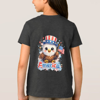 Cute Kids 4 juli shirt Little Firecracker USA