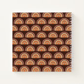 Cute Kids Boho Rainbow sur Carnet Brown (Dos)