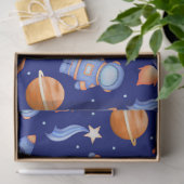 Cute Kids Outer Space Astronaut Tissuepapier (Geschenk)