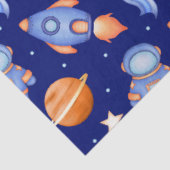 Cute Kids Outer Space Astronaut Tissuepapier (Detail)