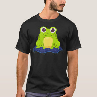 Cute Kikker Cartoon T-shirt