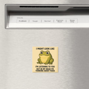 Cute Kikker Pad ADHD Humor Vergadering Overlevings Magneet