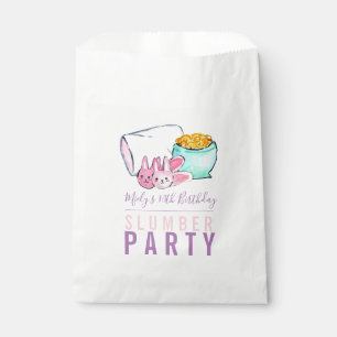 Cute kind sleepover slibpartij gunstige tas bedankzakje