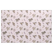 Cute Kinder Cat Bat Spider Halloween Pattern Stof (Fat Quarter)