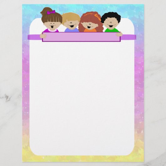 Cute Kinder Daycare Flyer (Voorkant)