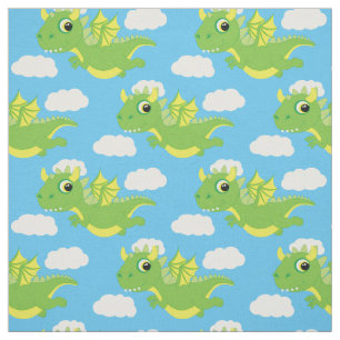 Cute Kinder Dragon Cartoon Baby Nursery Stof