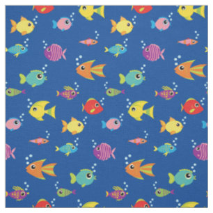 Cute Kinder Fish Baby Nursery Tropical Aquarium Stof