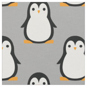 Cute Kinder Penguin Cartoon Baby Nursery Stof