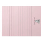 Cute Kinder Personalized Koala Notitieblok (Voorkant)