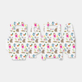 Cute Kinder Toys Pattern Bedankdoosjes (Uitgevouwen)