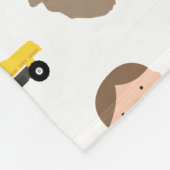 Cute Kinder Toys Pattern Fleece Deken (Hoek)