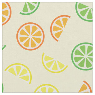 Cute Kinderen Citrus Fruit Baby Nursery Lemon Limo Stof