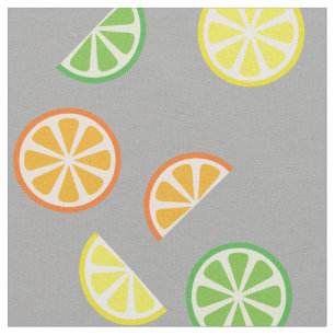 Cute Kinderen Citrus Fruit Baby Nursery Lemon Limo Stof