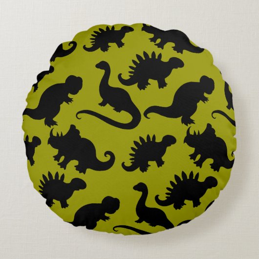 Cute Kinderen Dinosaurus Kussen (Voorkant)