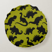 Cute Kinderen Dinosaurus Kussen (Achterkant)