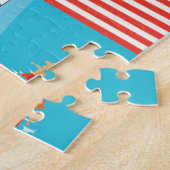 Cute Kinderen Florida Map Legpuzzel (Zijkant)