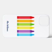 Cute Kindergarten Leraar Speciaal Crayon Case-Mate iPhone Case (Achterkant (horizontaal))