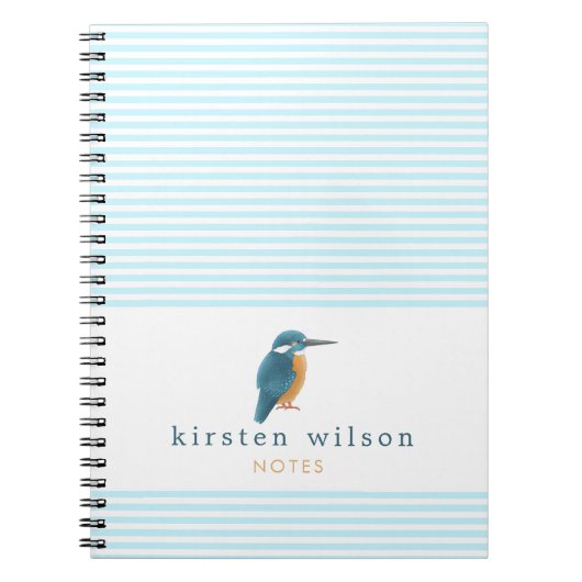 Cute Kingfisher - Carnet personnalisé (Devant)