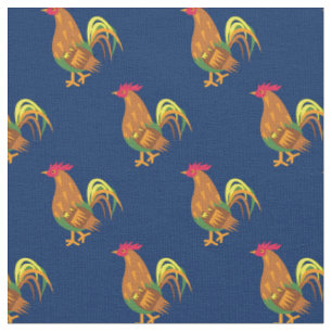 Cute Kip Kuiken Kinderen Baby Nursery Navyblauw Stof
