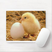 Cute kip-muispad muismat (Met muis)