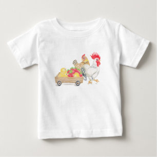 Cute Kippenfamilie Baby T-Shirt