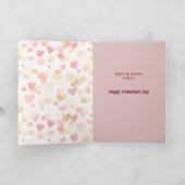 Cute Kitten avec carte coeur Valentine (Intérieur)