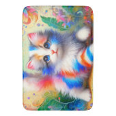 Cute Kitten Badmat (Voorkant Verticaal)