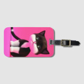 Cute Kitten Bagagelabel (Voorkant (horizontaal))