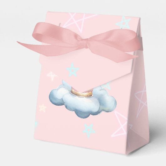 Cute Kitten Birthday Favor Box_ Pastel Design Bedankdoosjes (Voorkant Zijde)