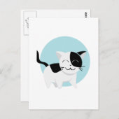 Cute Kitten Briefkaart (Voorkant / Achterkant)