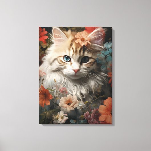 Cute kitten canvas afdruk (Voorkant)