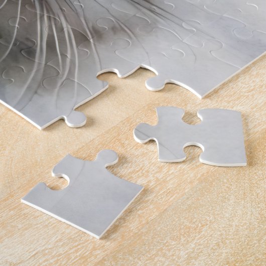 Cute Kitten Cat Art Puzzle Grey Kitty (Côté)